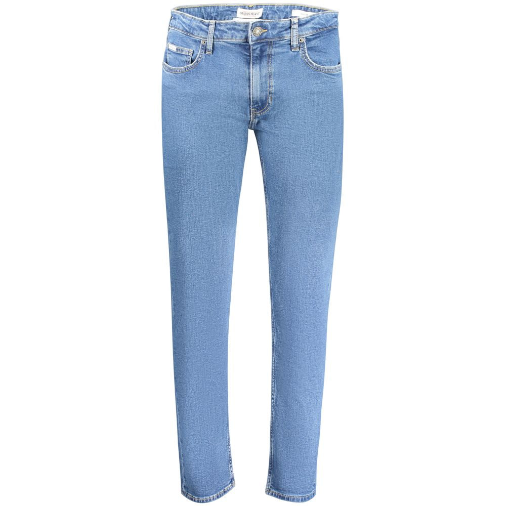 Guess Jeans Guess Jeans Blue Cotton Men's Jean (Waist & Length Size: W28 | L32, nan: nan, nan: nan)