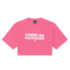 Comme Des Fuckdown Fuchsia Cotton Tops & T-Shirt