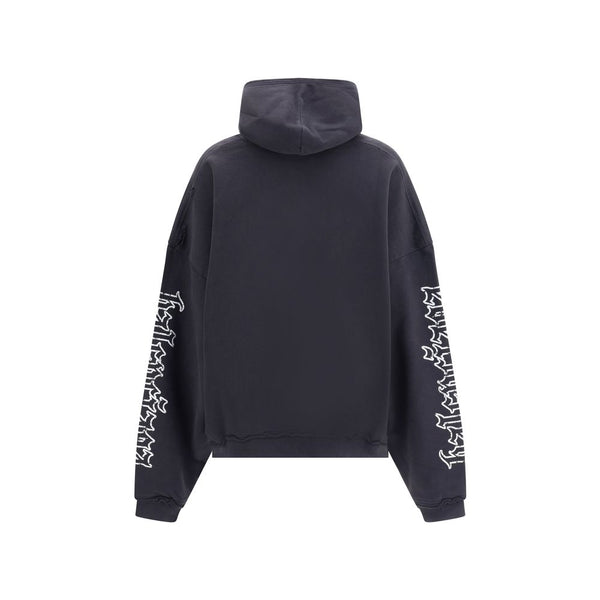 Balenciaga Blackletter script motif Hoodie
