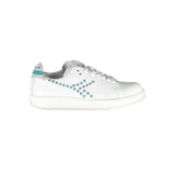 Diadora White Fabric Sneaker
