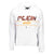 Plein Sport White Cotton Sweater