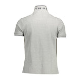 North Sails Gray Cotton Polo Shirt