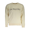 La Martina White Cotton Sweater