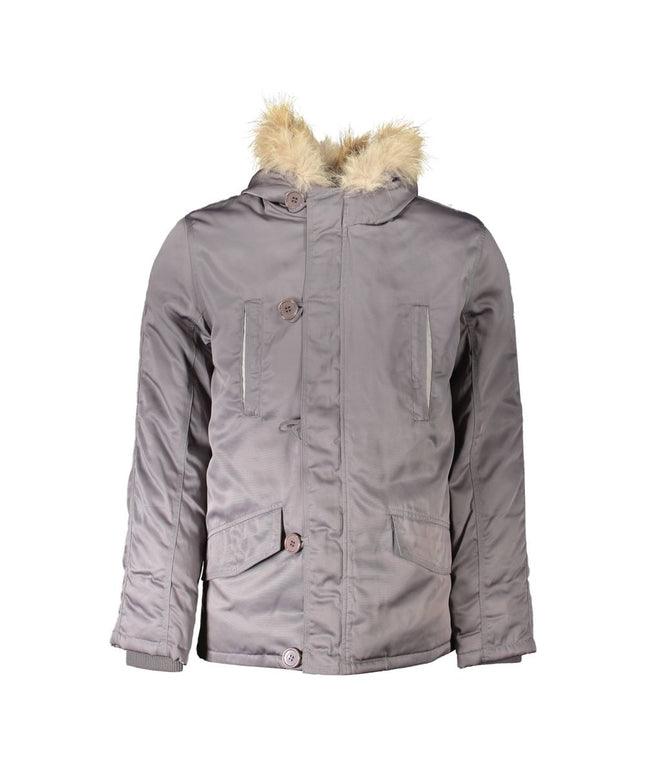 2 Special Gray Polyester Jackets & Coat