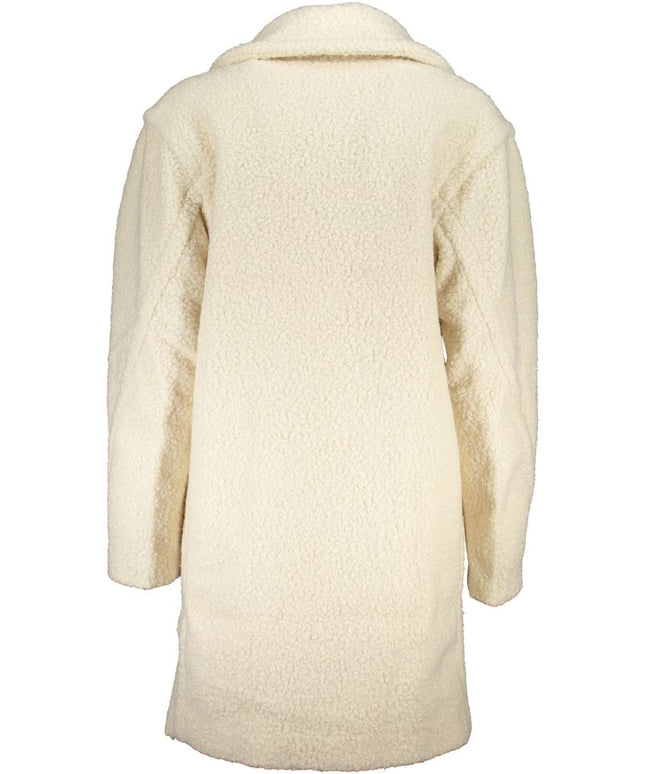 Desigual White Polyester Jackets & Coat