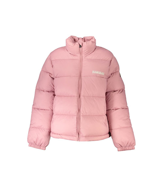 Napapijri Pink Polyamide Jackets & Coat