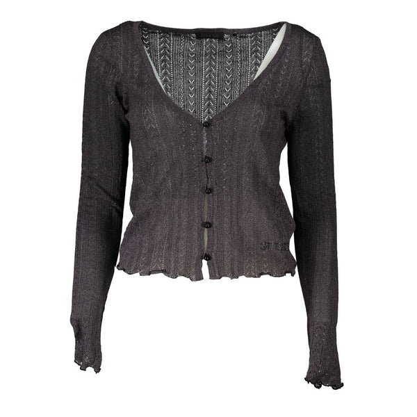 Guess Jeans Gray Viscose Sweater