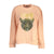 Cavalli Class Pink Cotton Sweater