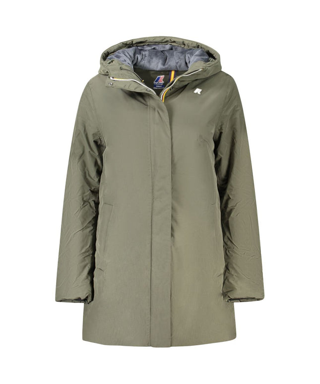 K-WAY Green Polyamide Jackets & Coat