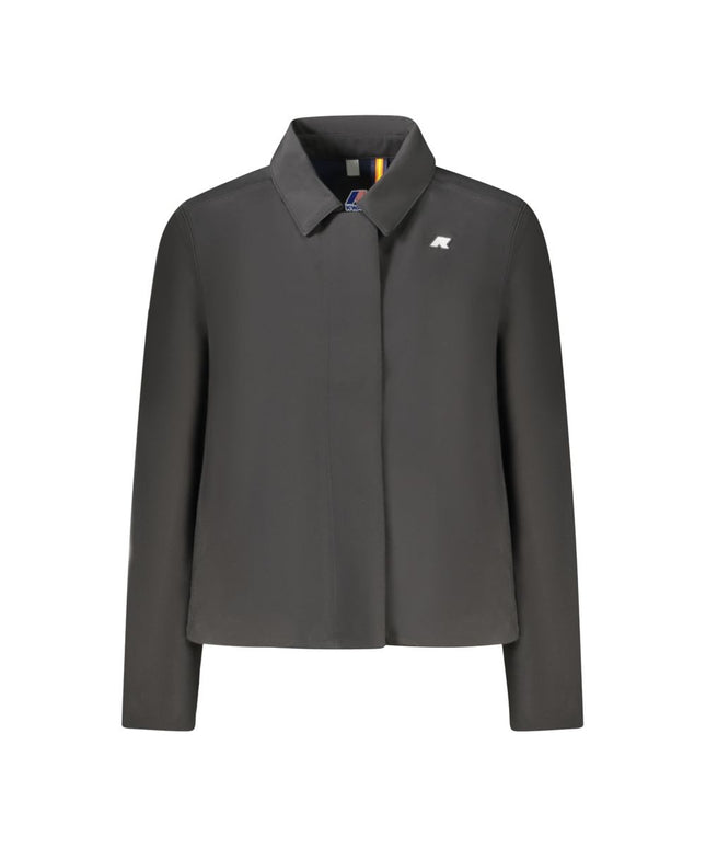 K-WAY Black Polyester Jackets & Coat
