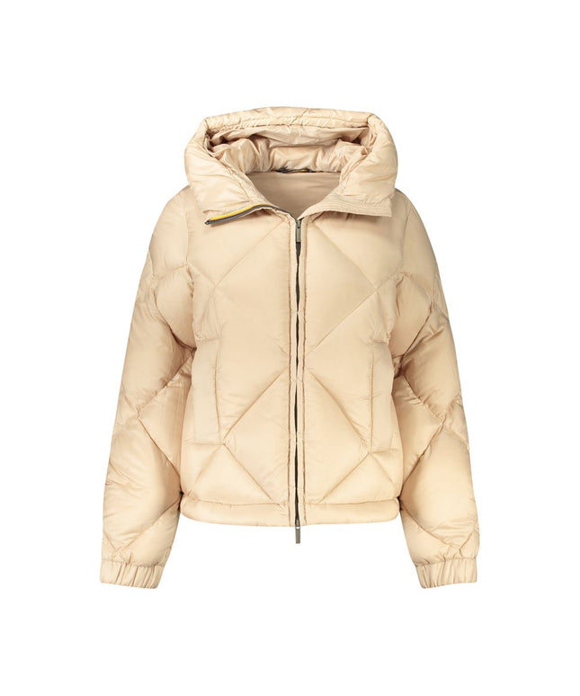K-WAY Beige Polyester Jackets & Coat