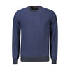 Hugo Boss Blue Cotton Sweater