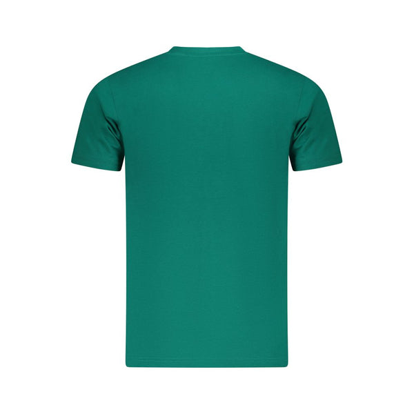 Cavalli Class Green Cotton T-Shirt