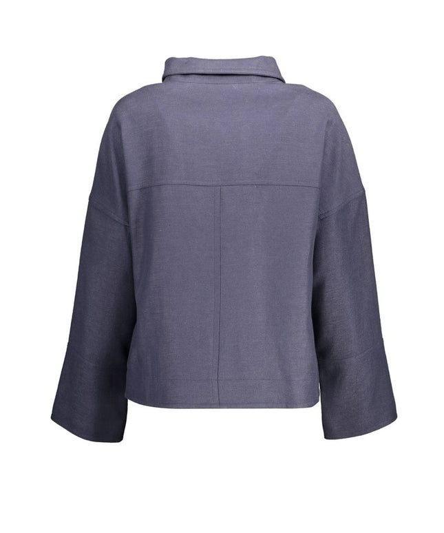 Gant Blue Cotton Jackets & Coat