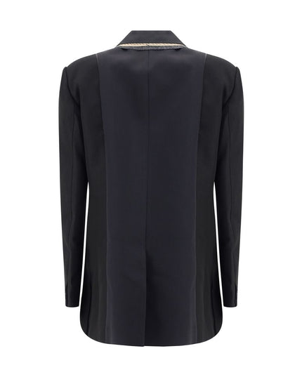 Sacai Double-breasted Blazer with double revers
