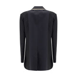 Sacai Double-breasted Blazer with double revers