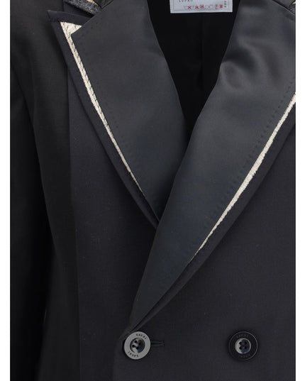 Sacai Double-breasted Blazer with double revers