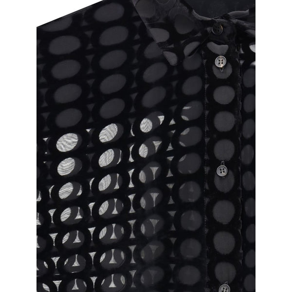 Ferragamo Velvet devoré Shirt