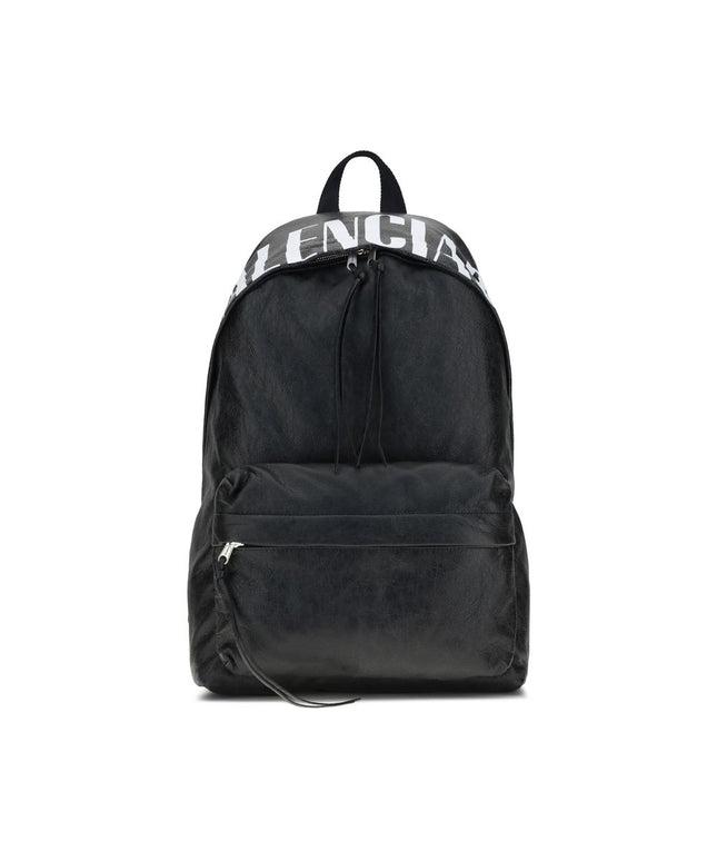 Balenciaga Crinkle Effect Backpack