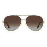 Kate Spade Gold Metal Sunglasses