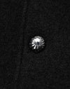 Dolce & Gabbana Black Wool Logo Plaque Bomber Jacket