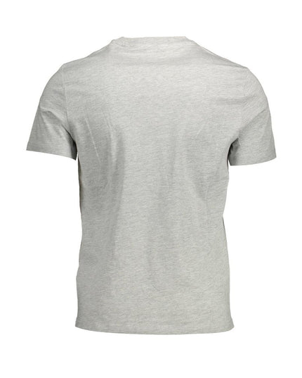 Guess Jeans Gray Cotton Men T-Shirt