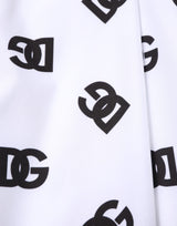 Dolce & Gabbana White Logo Cotton Skinny Denim Trouser Pants