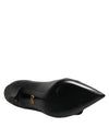 Dolce & Gabbana Black Devotion Leather Heels Pumps Shoes