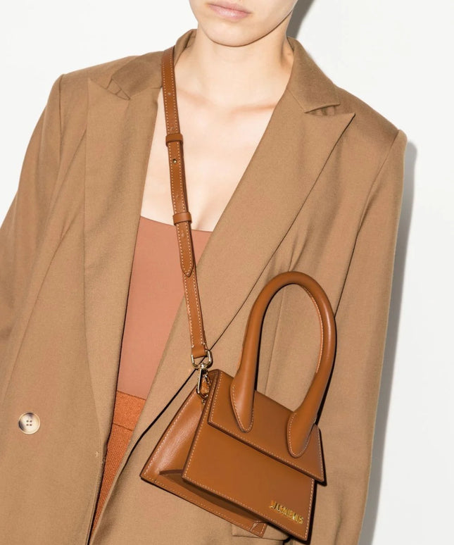 Jacquemus Le Chiquito Moyen Brown Bag