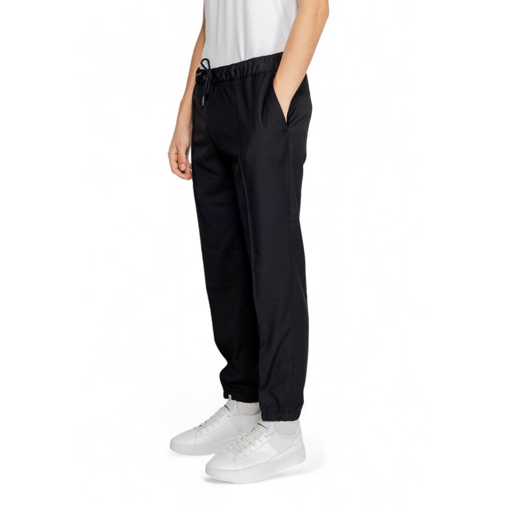 Armani Exchange Black Polyester Pant