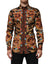 Dolce & Gabbana GOLD Cotton Tiger Carretto Long Sleeve Shirt