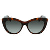 Salvatore Ferragamo Brown Acetate Sunglasses