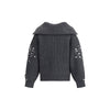 PINKO Rhinestones wool Cardigan