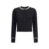 PINKO Rhinestone Cardigan