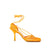 Bottega Veneta Orange Fabric And Leather Pump