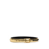 Dolce & Gabbana Gold Leather Belt