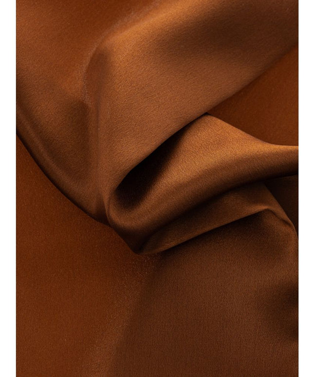 Dolce & Gabbana Brown Silk Pocket Square