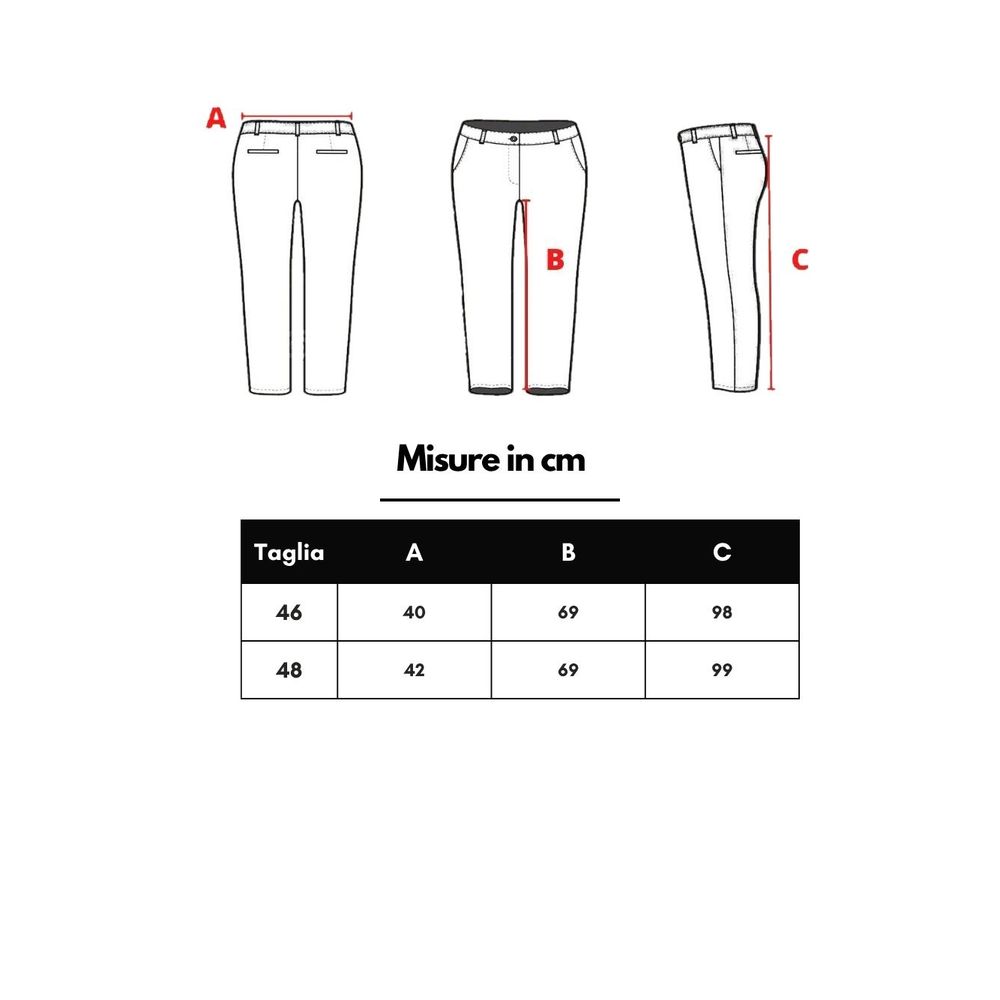 Gucci Blue Cotton Casual Pants