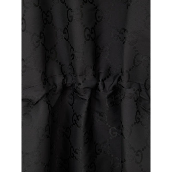 Gucci Black Polyester Trench Coat