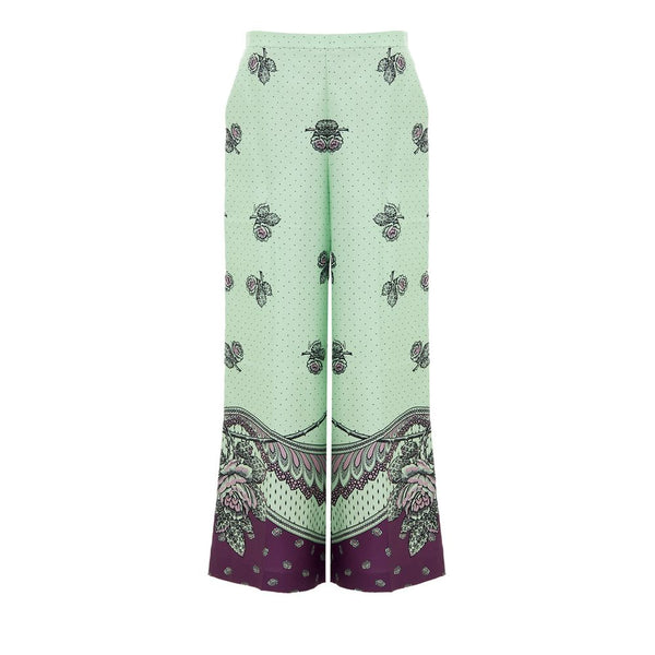 Gucci Green Silk Pant