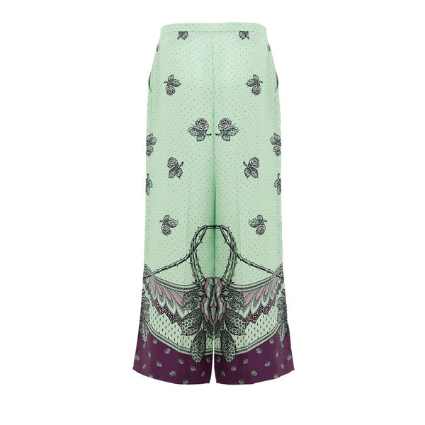 Gucci Green Silk Pant