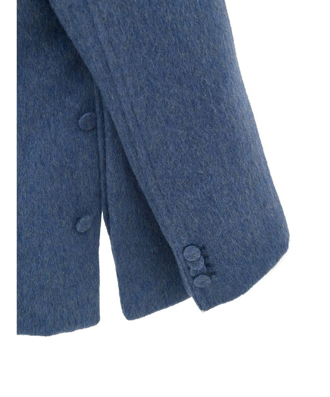 Gucci Light Blue Wool Jackets & Coat