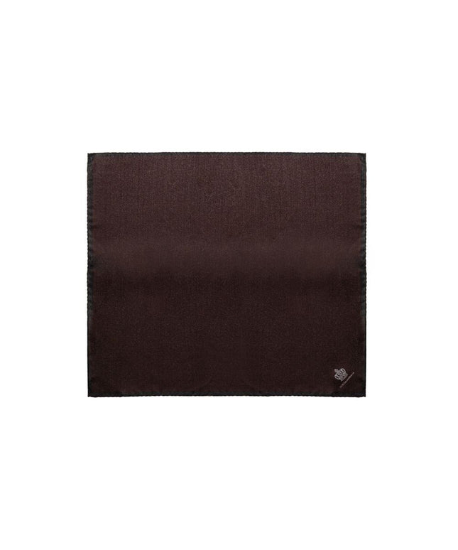 Dolce & Gabbana Brown Silk Pocket Square