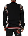 Dolce & Gabbana Black DG King Full Zip SweatshirtSweater