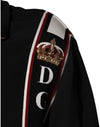 Dolce & Gabbana Black DG King Full Zip SweatshirtSweater