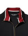 Dolce & Gabbana Black DG King Full Zip SweatshirtSweater