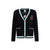 Casablanca Merino Wool embroidered Cardigan