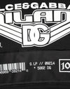 Dolce & Gabbana Black Cotton DG Milano Logo Print Hoodie Sweater