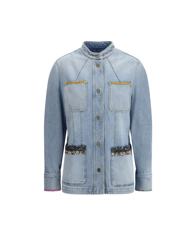 Valentino Denim Jacket with embroidery