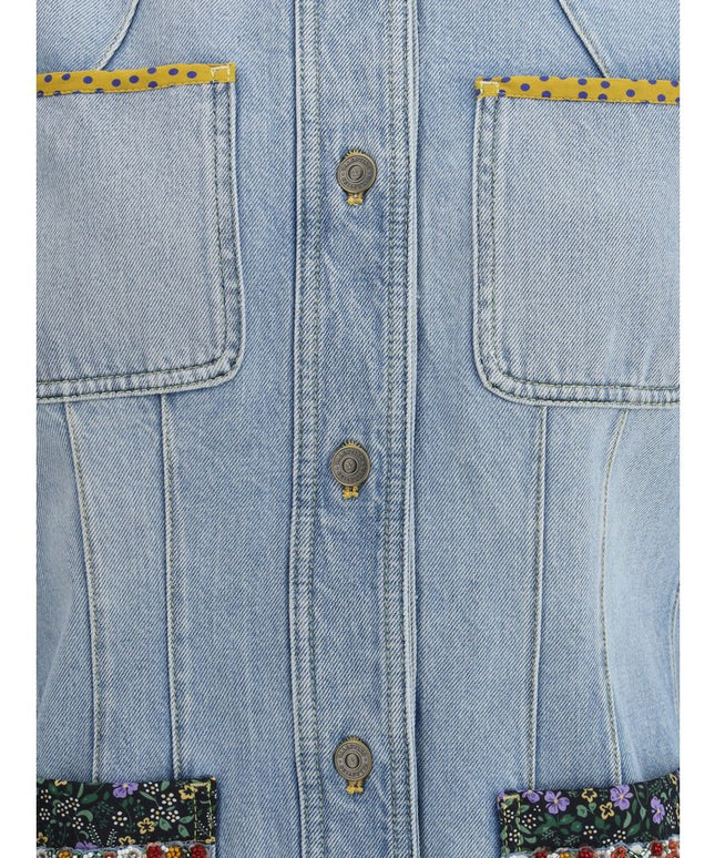 Valentino Denim Jacket with embroidery